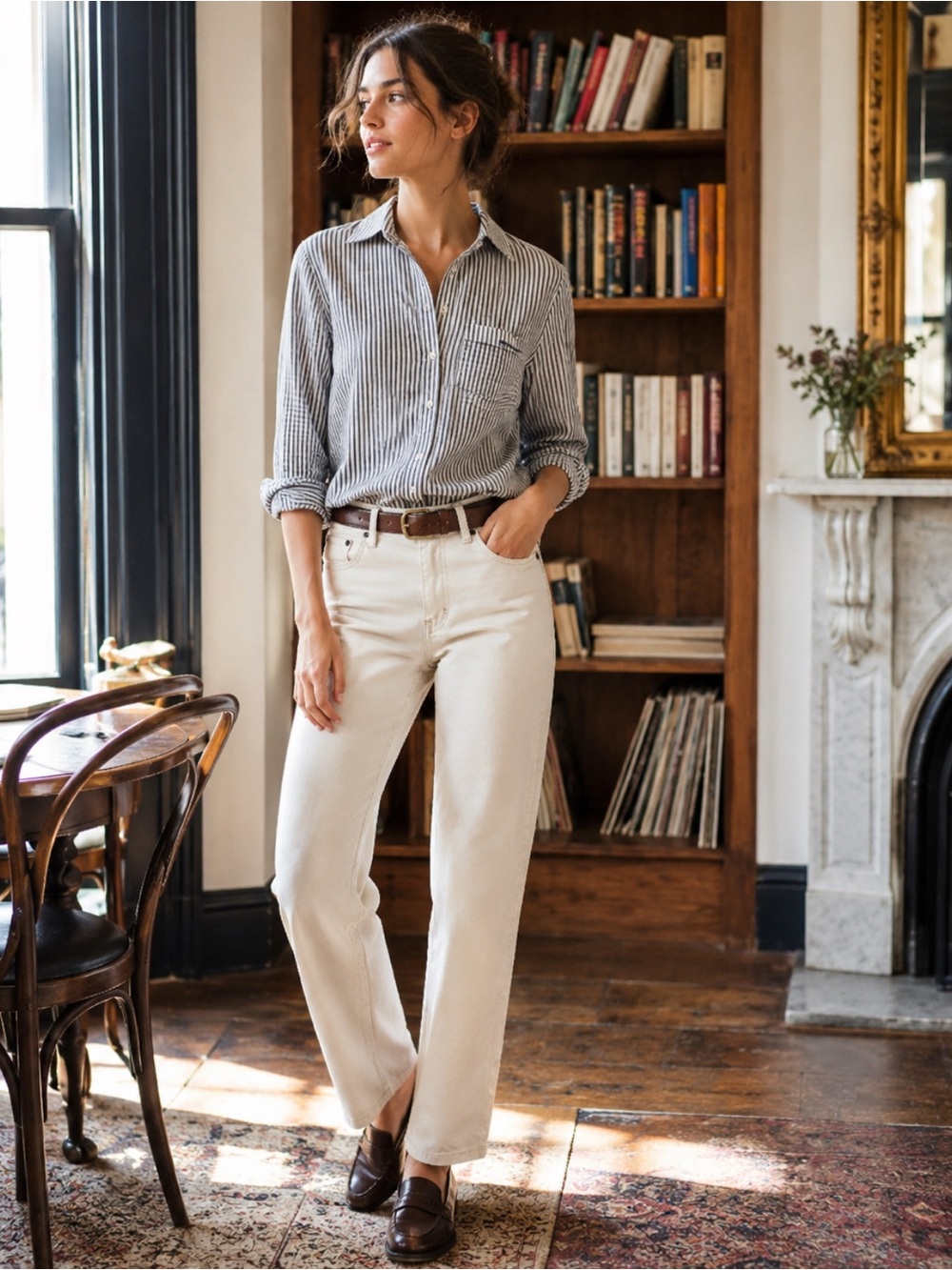 Banana Republic Bon Yoyage Button Up